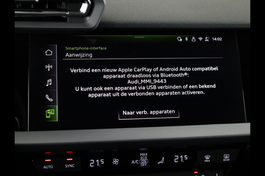 Audi A3 Sportback 40 TFSI e Pro Line 204pk | 18 inch Lichtmetalen velgen | Led koplampen | Sportstoelen | Verlengde garantie