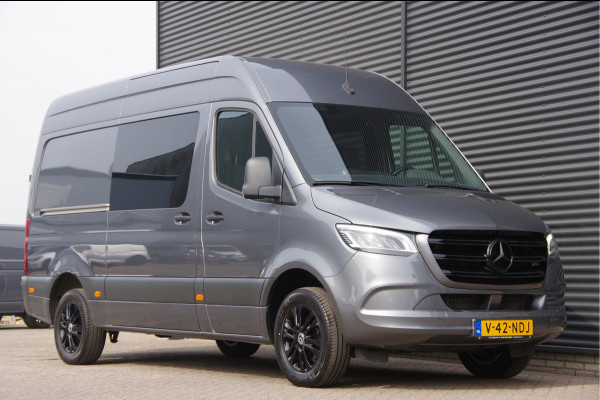 Mercedes-Benz Sprinter 315 1.9 CDI L2H2 DC-6P, AUT. LED, CAMERA, TREKHAAK, CRUISE, CARPLAY, LEDER MF STUUR, DUBBELE CABINE, DUBBEL CABINE