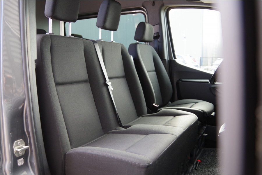 Mercedes-Benz Sprinter 315 1.9 CDI L2H2 DC-6P, AUT. LED, CAMERA, TREKHAAK, CRUISE, CARPLAY, LEDER MF STUUR, DUBBELE CABINE, DUBBEL CABINE