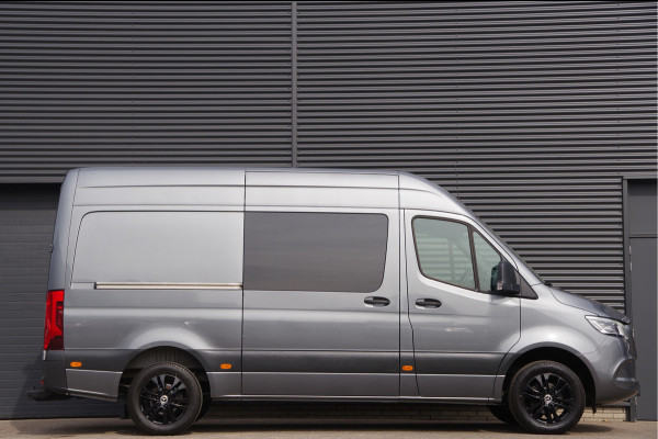 Mercedes-Benz Sprinter 315 1.9 CDI L2H2 DC-6P, AUT. LED, CAMERA, TREKHAAK, CRUISE, CARPLAY, LEDER MF STUUR, DUBBELE CABINE, DUBBEL CABINE