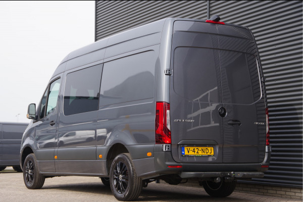 Mercedes-Benz Sprinter 315 1.9 CDI L2H2 DC-6P, AUT. LED, CAMERA, TREKHAAK, CRUISE, CARPLAY, LEDER MF STUUR, DUBBELE CABINE, DUBBEL CABINE