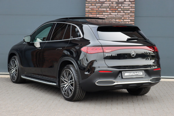 Mercedes-Benz EQE SUV 350 4MATIC AMG Line 91 kWh | Distronic+ | Panoramadak | Memory | Burmester | Digital Light | Trekhaak | Surround Camera | 22kW | Warmtepomp | Keyless Go |
