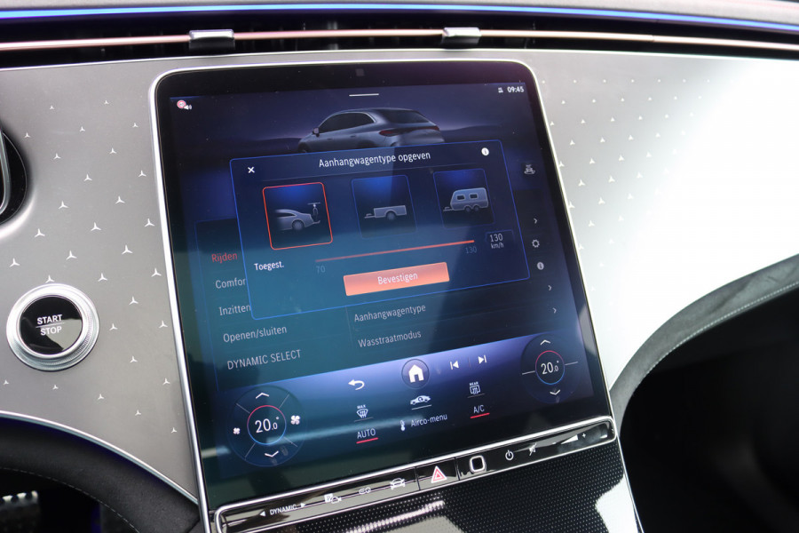 Mercedes-Benz EQE SUV 350 4MATIC AMG Line 91 kWh | Distronic+ | Panoramadak | Memory | Burmester | Digital Light | Trekhaak | Surround Camera | 22kW | Warmtepomp | Keyless Go |
