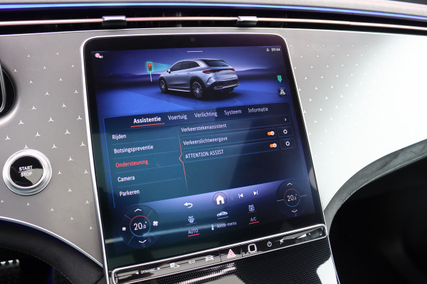 Mercedes-Benz EQE SUV 350 4MATIC AMG Line 91 kWh | Distronic+ | Panoramadak | Memory | Burmester | Digital Light | Trekhaak | Surround Camera | 22kW | Warmtepomp | Keyless Go |