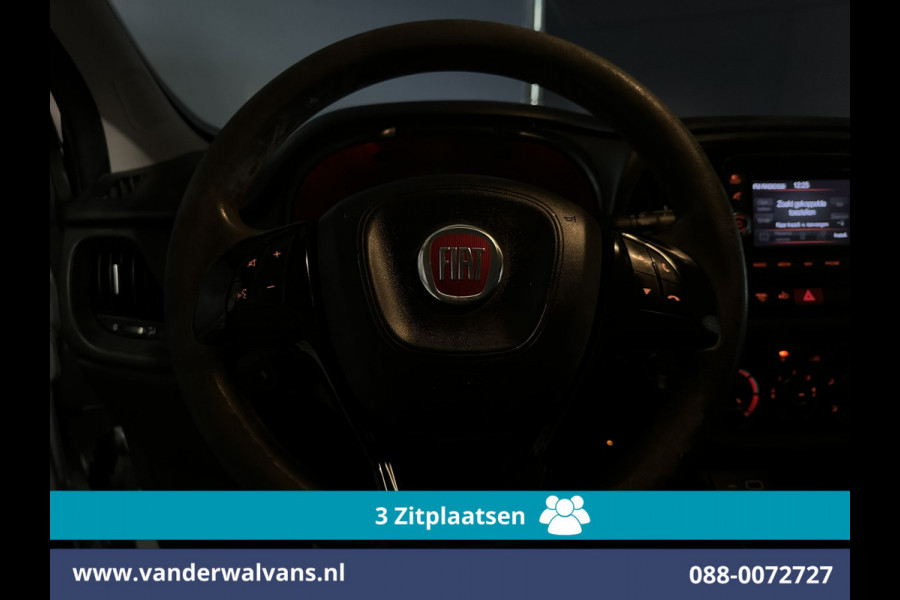 Fiat Doblò Cargo 1.6 MJ 105pk L2H1 Euro6 Airco | 3-Zits | Navigatie | Trekhaak | Dakdragers Cruisecontrol, Parkeersensoren, Bijrijdersbank