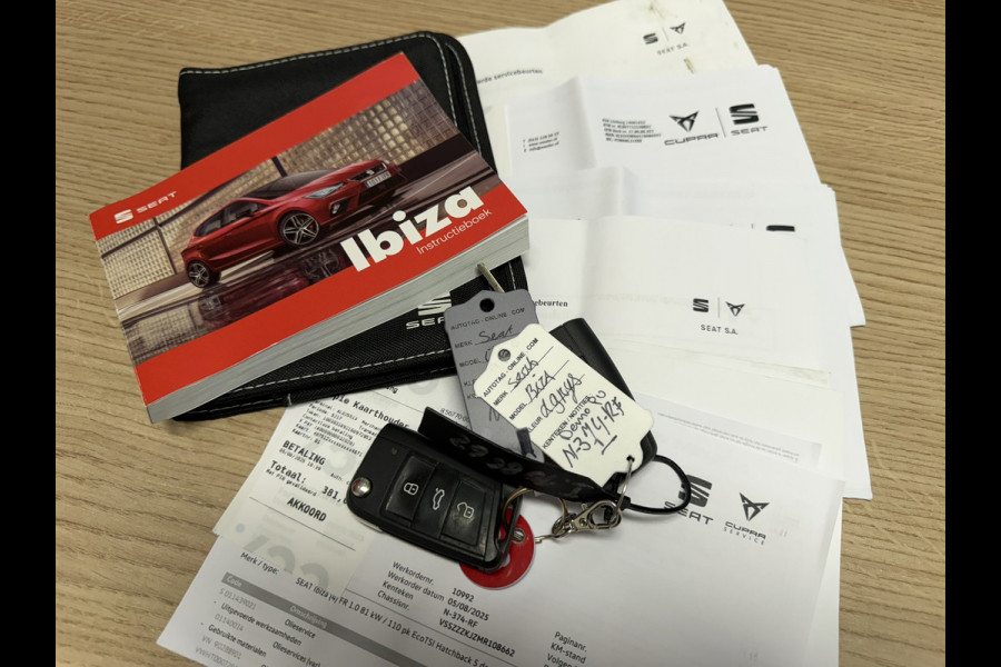 Seat Ibiza 1.0 TSI FR Full Led Clima Cruise Camera+Pdc Carplay Dab+ Stoelverwarming