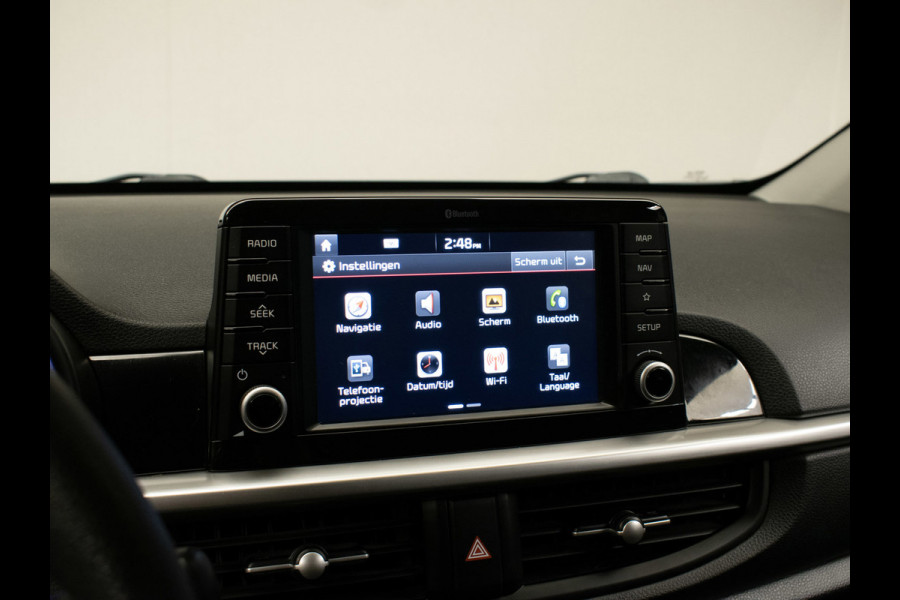 Kia Picanto 1.0 CVVT ComfortPlusLine Navigator Sport (APPLE CARPLAY,NAVI,CAMERA,CRUISE,ELEKTRISCH PAKKET,SPORTSTOELEN,LM VELGEN)