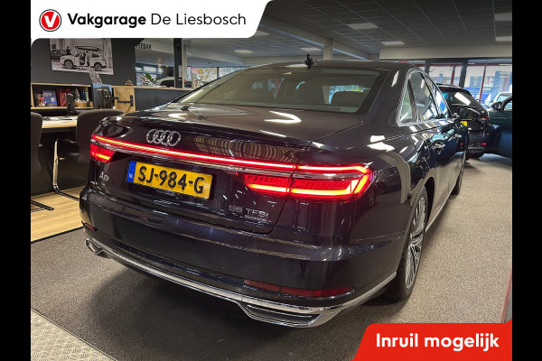 Audi A8 55 TFSI quattro / Leder / Navigatie / 20inch / B&O / stoel verwarming voor + achter.
