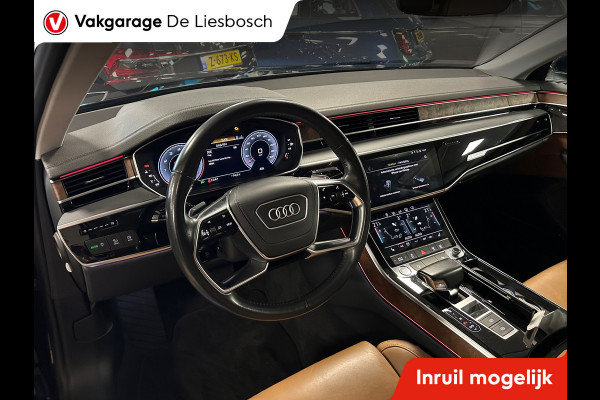 Audi A8 55 TFSI quattro / Leder / Navigatie / 20inch / B&O / stoel verwarming voor + achter.