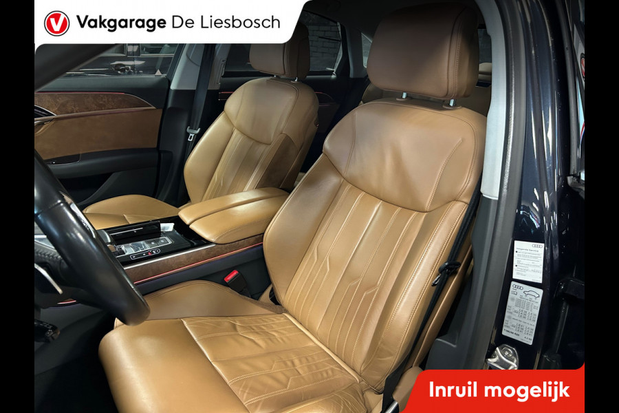 Audi A8 55 TFSI quattro / Leder / Navigatie / 20inch / B&O / stoel verwarming voor + achter.