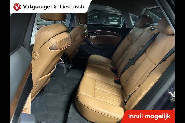 Audi A8 55 TFSI quattro / Leder / Navigatie / 20inch / B&O / stoel verwarming voor + achter.