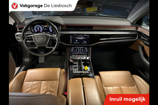 Audi A8 55 TFSI quattro / Leder / Navigatie / 20inch / B&O / stoel verwarming voor + achter.