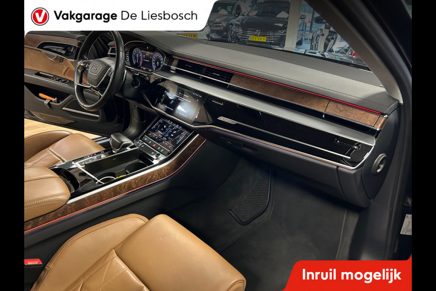 Audi A8 55 TFSI quattro / Leder / Navigatie / 20inch / B&O / stoel verwarming voor + achter.