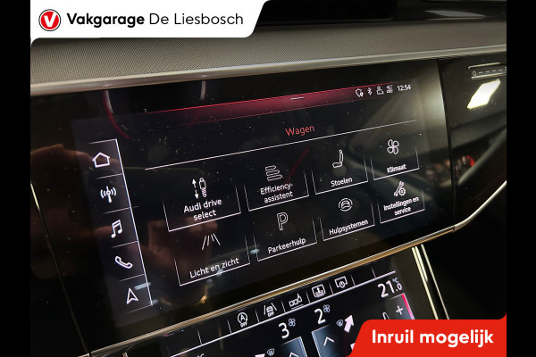 Audi A8 55 TFSI quattro / Leder / Navigatie / 20inch / B&O / stoel verwarming voor + achter.