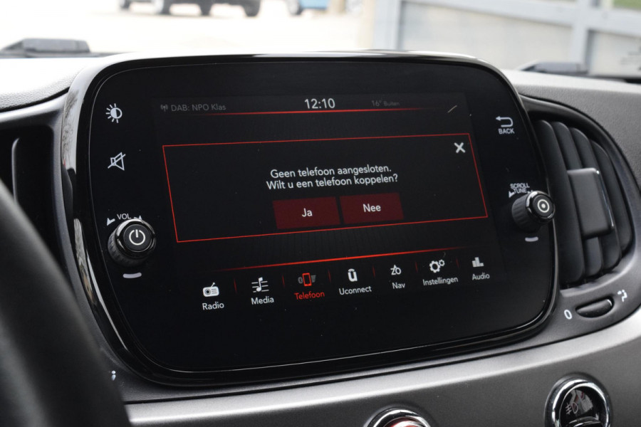 Fiat 500 80pk Turbo Sport|Carplay|Clima|PDC|TFT|16'