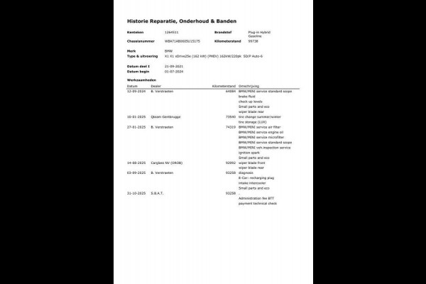 BMW X1 xDrive25e Executive CAMERA / CARPLAY / HEAD UP DISPLAY / LEDER / LED / CRUISE CONTROLE / STOELVERWARMING