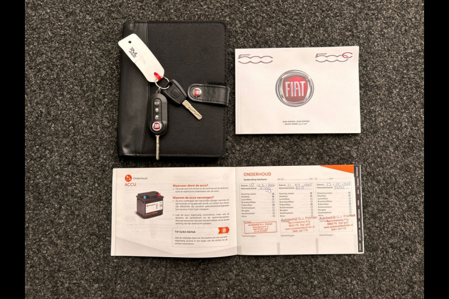 Fiat 500 1.0 Hybrid Dolcevita | Leder | Climate Control | PDC | Cruise Control | Lichtmetaal |