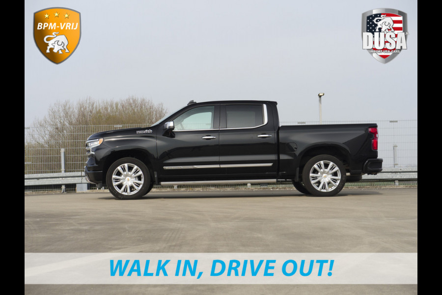 Chevrolet 1500 | Silverado | 6.2L V8 High Country | Leder | Schuifkantel NIEUW BINNEN! Getoonde accessoires zijn verkrijgbaar tegen meerprijs