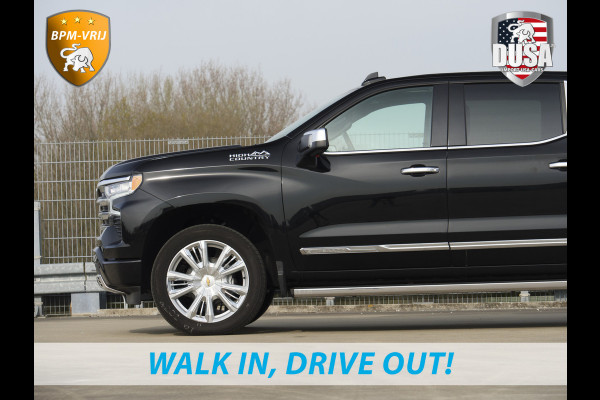 Chevrolet 1500 | Silverado | 6.2L V8 High Country | Leder | Schuifkantel NIEUW BINNEN! Getoonde accessoires zijn verkrijgbaar tegen meerprijs