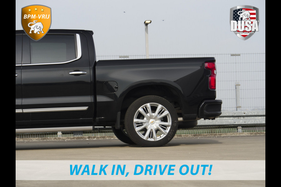 Chevrolet 1500 | Silverado | 6.2L V8 High Country | Leder | Schuifkantel NIEUW BINNEN! Getoonde accessoires zijn verkrijgbaar tegen meerprijs