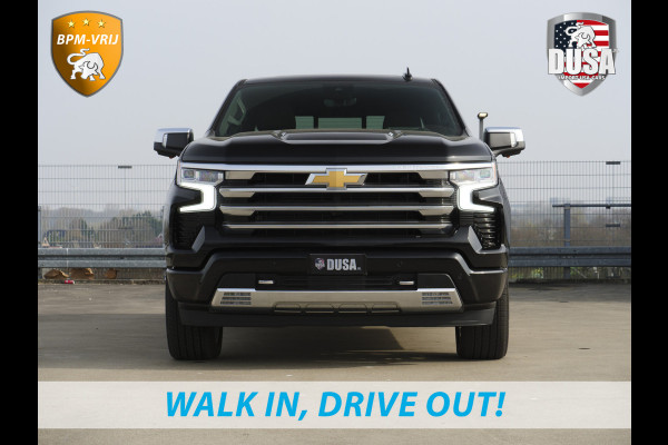 Chevrolet 1500 | Silverado | 6.2L V8 High Country | Leder | Schuifkantel NIEUW BINNEN! Getoonde accessoires zijn verkrijgbaar tegen meerprijs
