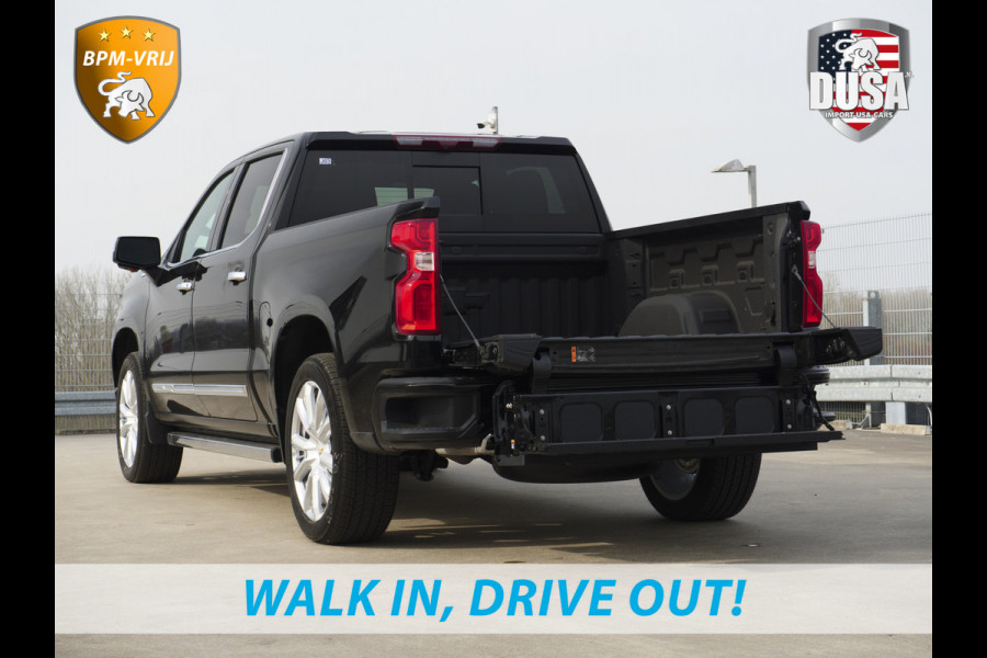 Chevrolet 1500 | Silverado | 6.2L V8 High Country | Leder | Schuifkantel NIEUW BINNEN! Getoonde accessoires zijn verkrijgbaar tegen meerprijs