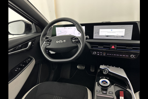 Kia Ev6 GT-Line 77.4 kWh [ 3-Fase-11kW ] (SOH-100%) (INCL-BTW) Aut. *HEATPUMP | PANO | HEAD-UP | LEATHER-ALCANTARA | ADAPTIVE-CRUISE | DIGI-COCKPIT | MERIDIAN-AUDIO | MEMORYPACK | FULL-LED | KEYLESS | TOPVIEW | DAB | BLINDSPOT | NAVI-FULLMAP |