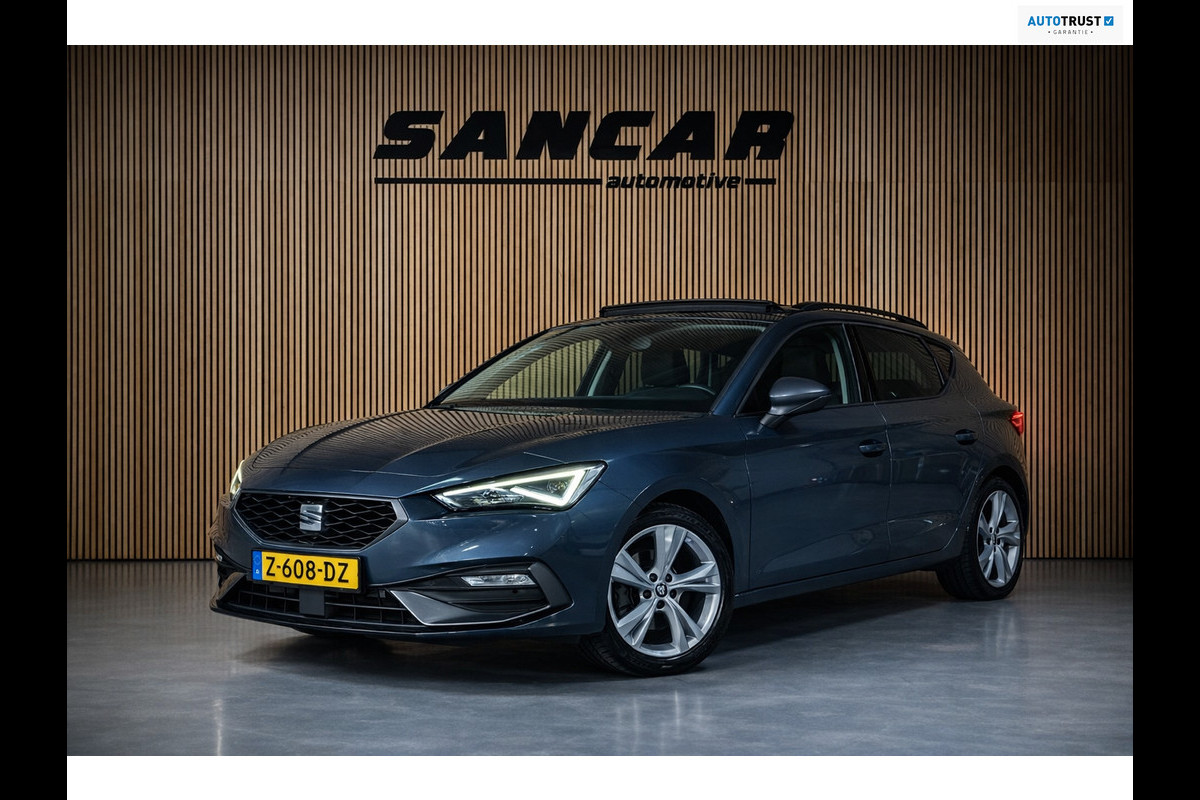 Seat Leon 1.4 TSI eHybrid PHEV FR PANO|AMBIENT|MATRIX KOPLAMPEN|STOEL + STUUR VERWARMING| 17 INCH LMV