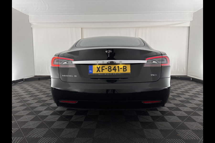 Tesla Model S 75D Base [ 3-Fase ] {SOH-85%} (INCL-BTW) Aut. *PANO-WINDOW | LEATHER | AIR-SUSPENION | FULL-LED | NAVI-FULLMAP | KEYLESS | MEMORY-PACK | HEATED-COMFORTSEATS | DIGI-COCKPIT | CARBON-INLAY | AUTO-PILOT | 19"ALU*