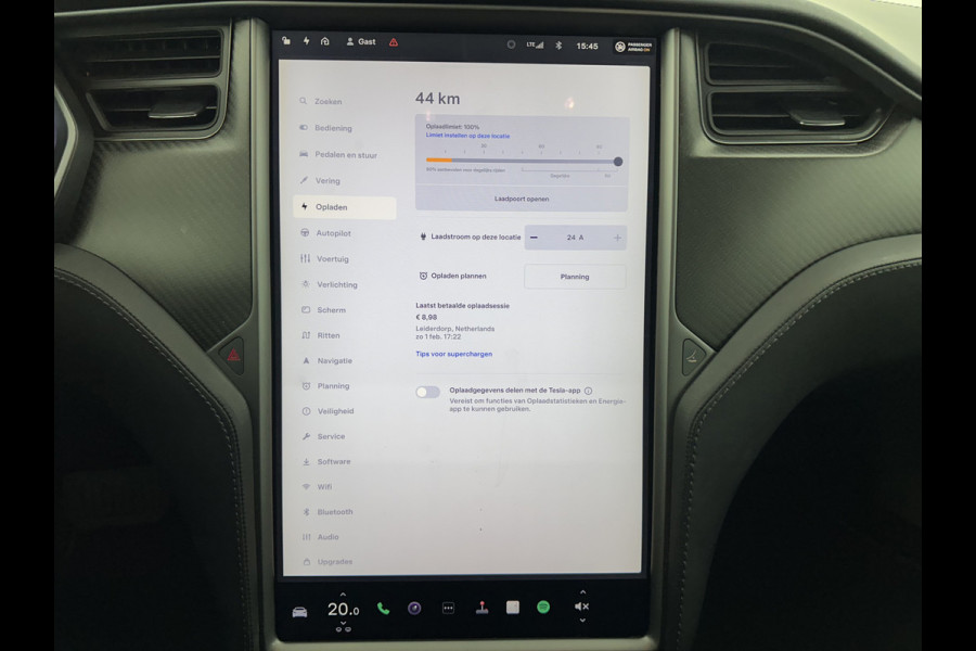 Tesla Model S 75D Base [ 3-Fase ] {SOH-85%} (INCL-BTW) Aut. *PANO-WINDOW | LEATHER | AIR-SUSPENION | FULL-LED | NAVI-FULLMAP | KEYLESS | MEMORY-PACK | HEATED-COMFORTSEATS | DIGI-COCKPIT | CARBON-INLAY | AUTO-PILOT | 19"ALU*