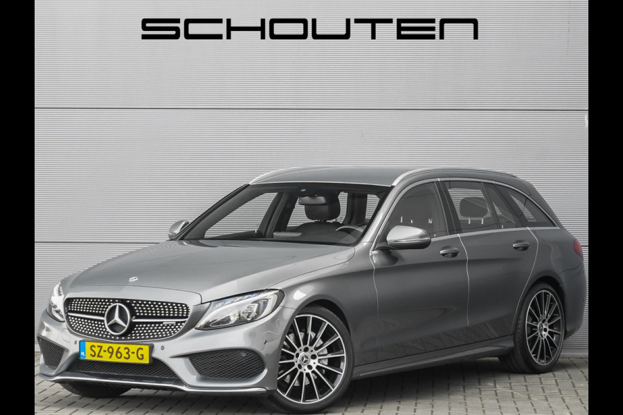 Mercedes-Benz C-Klasse Estate 180 AMG-Line Burmester Trekhaak Stoelverw Camera 19"