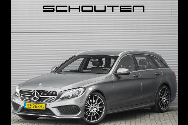 Mercedes-Benz C-Klasse Estate 180 AMG-Line Burmester Trekhaak Stoelverw Camera 19"