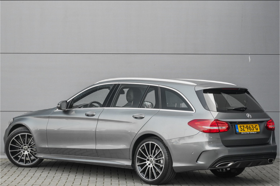 Mercedes-Benz C-Klasse Estate 180 AMG-Line Burmester Trekhaak Stoelverw Camera 19"