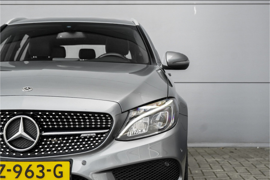 Mercedes-Benz C-Klasse Estate 180 AMG-Line Burmester Trekhaak Stoelverw Camera 19"