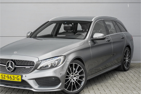Mercedes-Benz C-Klasse Estate 180 AMG-Line Burmester Trekhaak Stoelverw Camera 19"