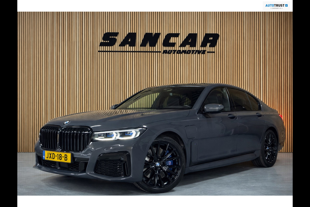 BMW 7 Serie 745e High Executive M-sport Carbon Core PANO|SOFT CLOSE|HUD|H&K|SHADOW|LASER|MASSAGE V&A|STOEL VENTILATIE