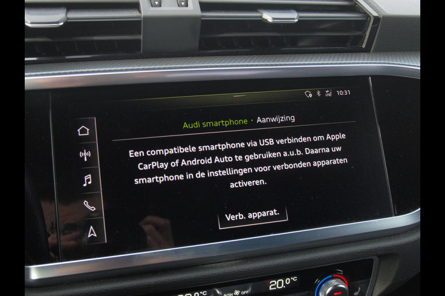 Audi Q3 35 TFSI S Line | Black Optic | Virtual Cockpit | Apple Carplay | NL-Auto | Automaat | 20 inch |