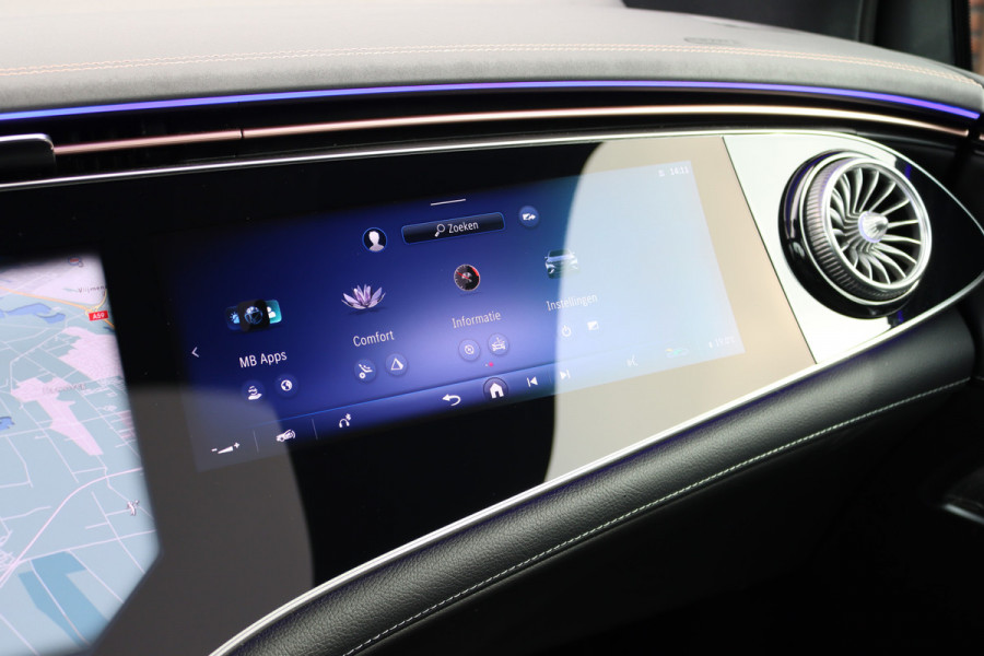Mercedes-Benz EQE SUV 300 AMG Line Premium 91 kWh | Hyperscreen | Luchtvering | Distronic+ | Trekhaak | Verwarmd Stuurwiel | Burmester | Panoramadak | Digital Light | Surround Camera |