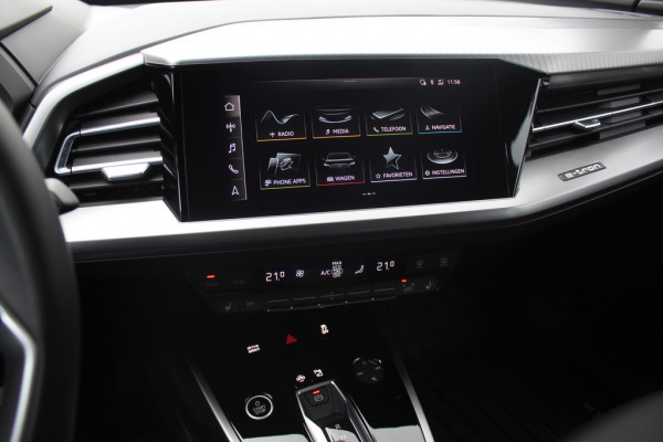 Audi Q4 Sportback e-tron 40 Launch edition Advanced 77 kWh / SoH 93,8% / CarPlay / Matrix LED / Sportstoelen / Sonos Audio / Virtual Cockpit / Parkeerhulp V+A / Intr.voorverwarming / Stoelverwarming / DAB / Cruise Control