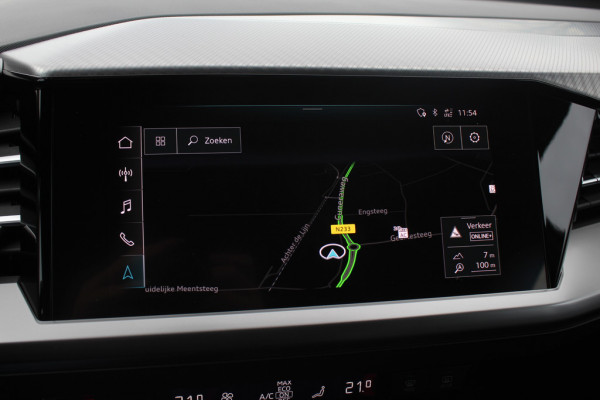 Audi Q4 Sportback e-tron 40 Launch edition Advanced 77 kWh / SoH 93,8% / CarPlay / Matrix LED / Sportstoelen / Sonos Audio / Virtual Cockpit / Parkeerhulp V+A / Intr.voorverwarming / Stoelverwarming / DAB / Cruise Control