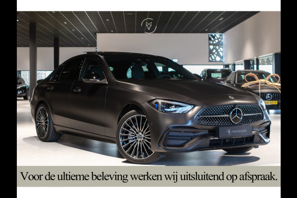 Mercedes-Benz C-Klasse 300 e AMG Magno|Nappa|Night|Rij-assistentie Plus|Keyless-Go|Stoelkoeling|Pano|360°|Burmester|19''