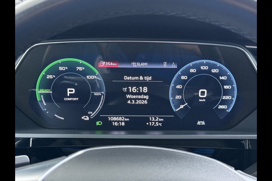 Audi e-tron 55 Quattro 408pk 95kWh SOH 92% Navi Luchtvering LED Ecc Edition Cruise Control Pdc Elek.Achterklep Lmv 19" Virtual Cockpit Led Isofix DAB Bluetooth 1e Eigenaar Origineel Nederlandse Auto Dealeronderhouden