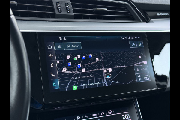 Audi e-tron 55 Quattro 408pk 95kWh SOH 92% Navi Luchtvering LED Ecc Edition Cruise Control Pdc Elek.Achterklep Lmv 19" Virtual Cockpit Led Isofix DAB Bluetooth 1e Eigenaar Origineel Nederlandse Auto Dealeronderhouden