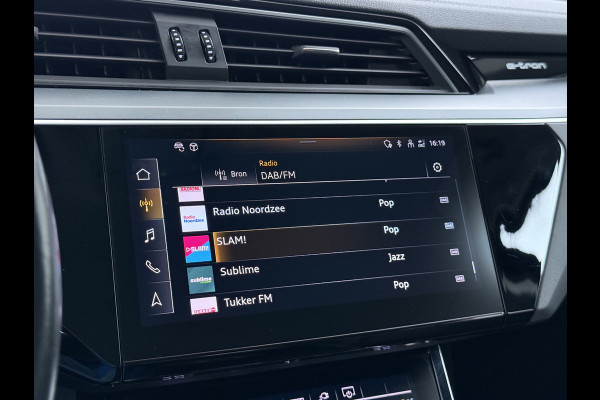 Audi e-tron 55 Quattro 408pk 95kWh SOH 92% Navi Luchtvering LED Ecc Edition Cruise Control Pdc Elek.Achterklep Lmv 19" Virtual Cockpit Led Isofix DAB Bluetooth 1e Eigenaar Origineel Nederlandse Auto Dealeronderhouden