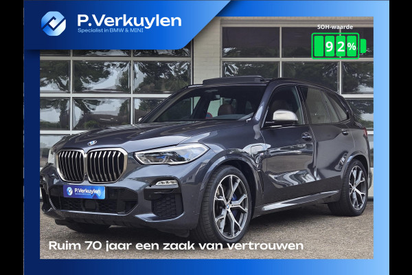 BMW X5 XDRIVE45E M SPORT | DRIVING PROFF. | PANORAMA | 360 CAMERA | SPORTSTOELEN | LASER | TREKHAAK |