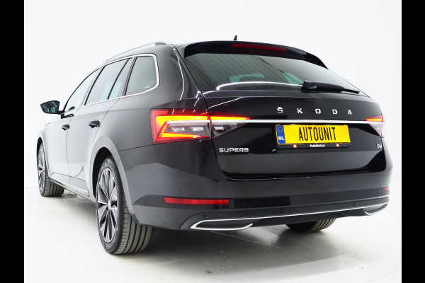 Škoda Superb Combi 1.4 TSI iV Laurin & Klement | Leder | Trekhaak | Canton | Adaptive Cruise | Keyless | Sfeerlicht | Memory | Carplay