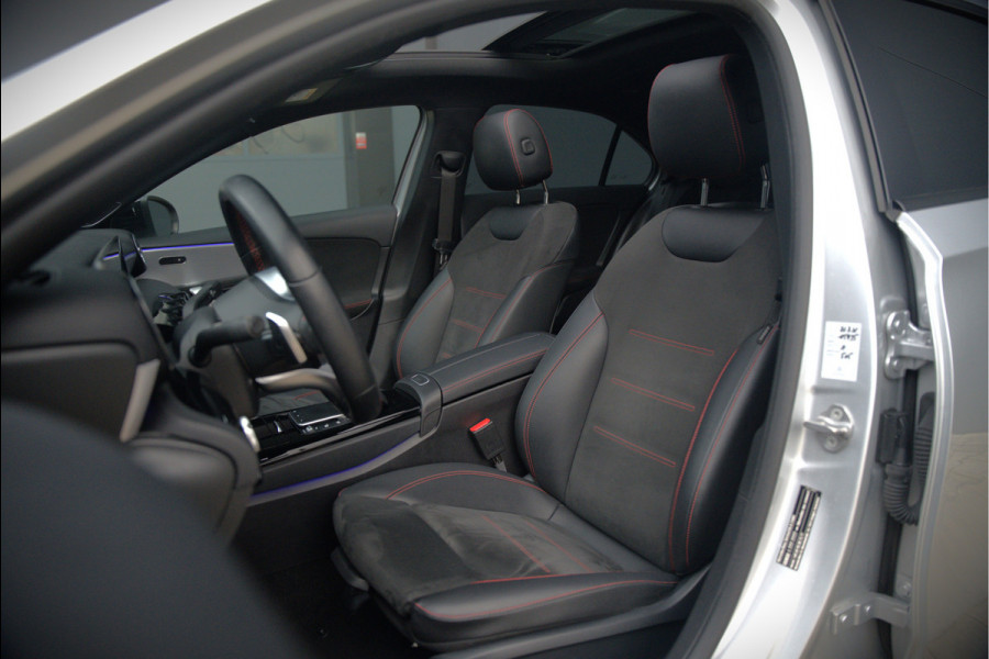 Mercedes-Benz A-Klasse 200 Launch Edition Premium Plus AMG | Stoelverwarming | Camera | Ambiance Verlichting | Multibeam | Keyless | Memory Seats | Navigatie | Cruise Control |