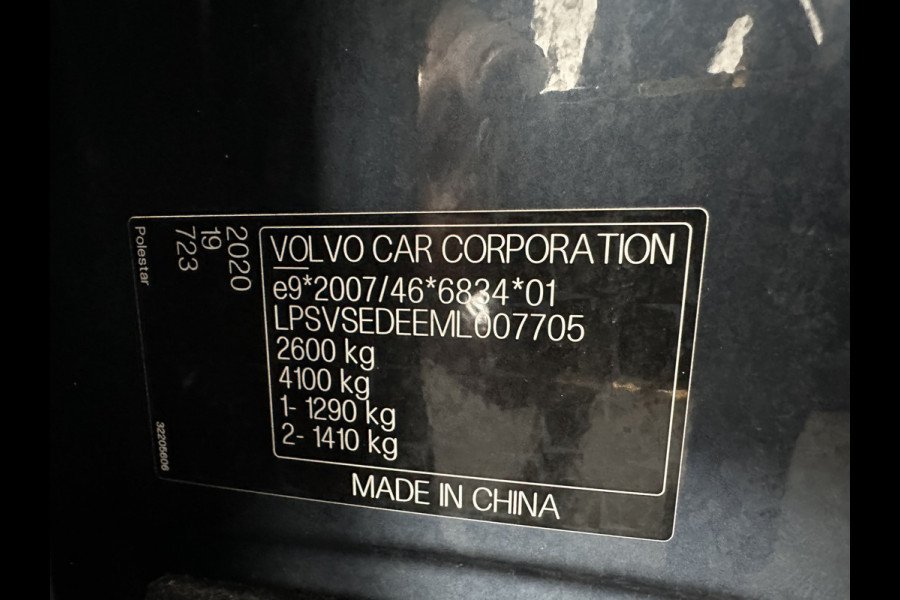Polestar 2 Long Range Dual Motor Launch Edition 78kWh [ 3-Fase-11kW ] {SOH-90%} (INCL-BTW) Aut. *PANO | NAVI-FULLMAP | FULL-LED | ADAPTIVE-CRUISE | BLINDSPOT | TOPVIEW | KEYLESS | LANE-ASSIST | DIGI-COCKPIT | CARPLAY | DAB+ | HEATED-SPORTSEATS | CAMERA | MEMORY-PACK | PD