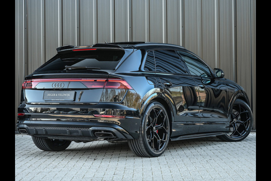Audi Q8 55 TFSI e quattro Pro Line S | Memory seats | 360 Camera | Keyless | Soft close | Adaptive cruise | Panoramadak | B&O sound | Achterbank verwarmd | Ambiance interieur | El. trekhaak