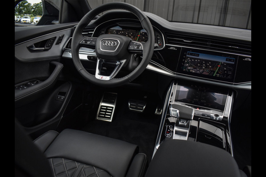Audi Q8 55 TFSI e quattro Pro Line S | Memory seats | 360 Camera | Keyless | Soft close | Adaptive cruise | Panoramadak | B&O sound | Achterbank verwarmd | Ambiance interieur | El. trekhaak